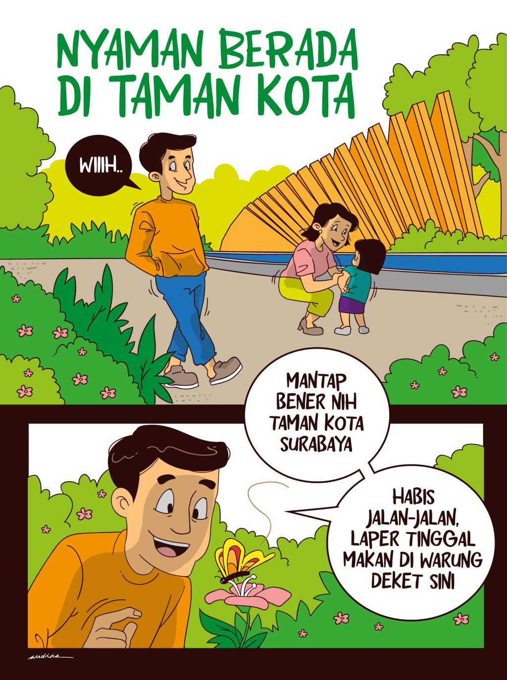 Nyaman Berada di Taman